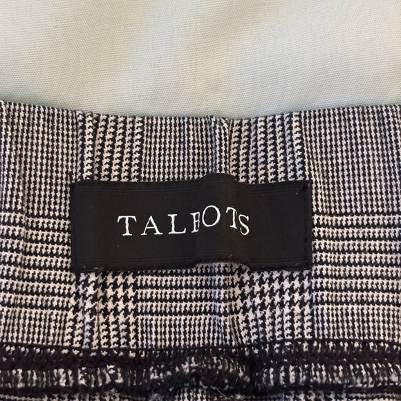 Talbots Women's Gray Plaid Trousers - Picture 2 of 10